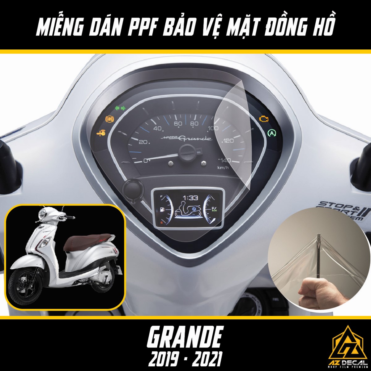 Top hơn 89 yamaha grande 2019 mới nhất 46 Khung Inox bảo vệ xe Yamaha Grande 2019